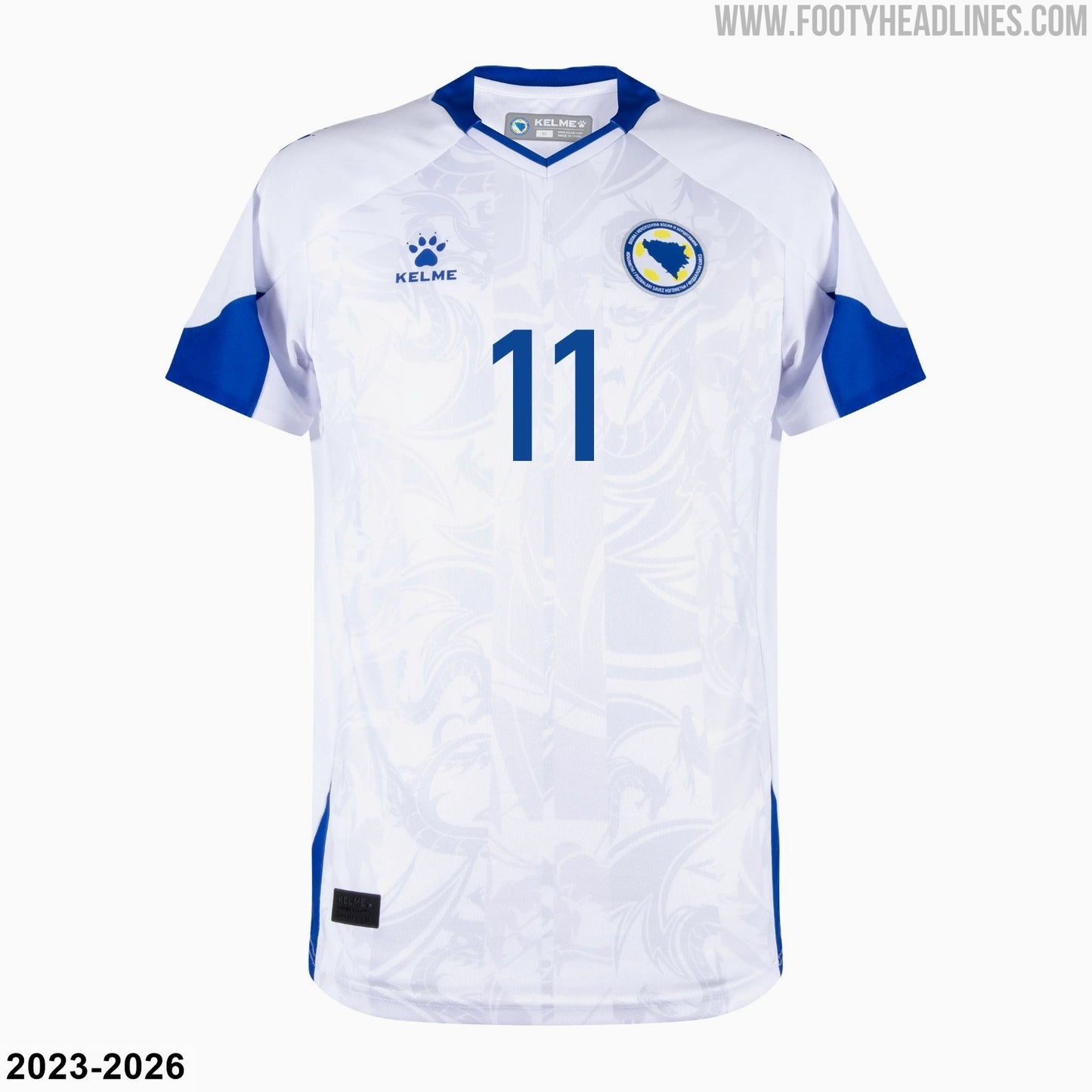 Maillot Bosnie-Herzégovine Personnalisé - Coupe du Monde 2026 🇧🇦